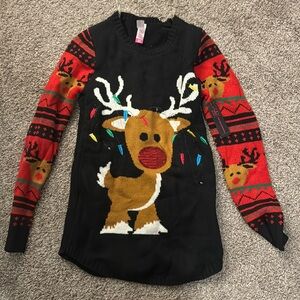 Holiday Reindeer “Ugly” Christmas Sweater